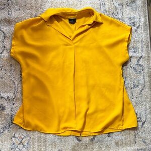 Worthington Mustard Blouse